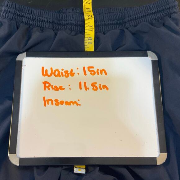 Nike Navy Blue Insulated Wide Leg Pull On Performance Wear Athletic Pants Size L - Picture 7 of 8